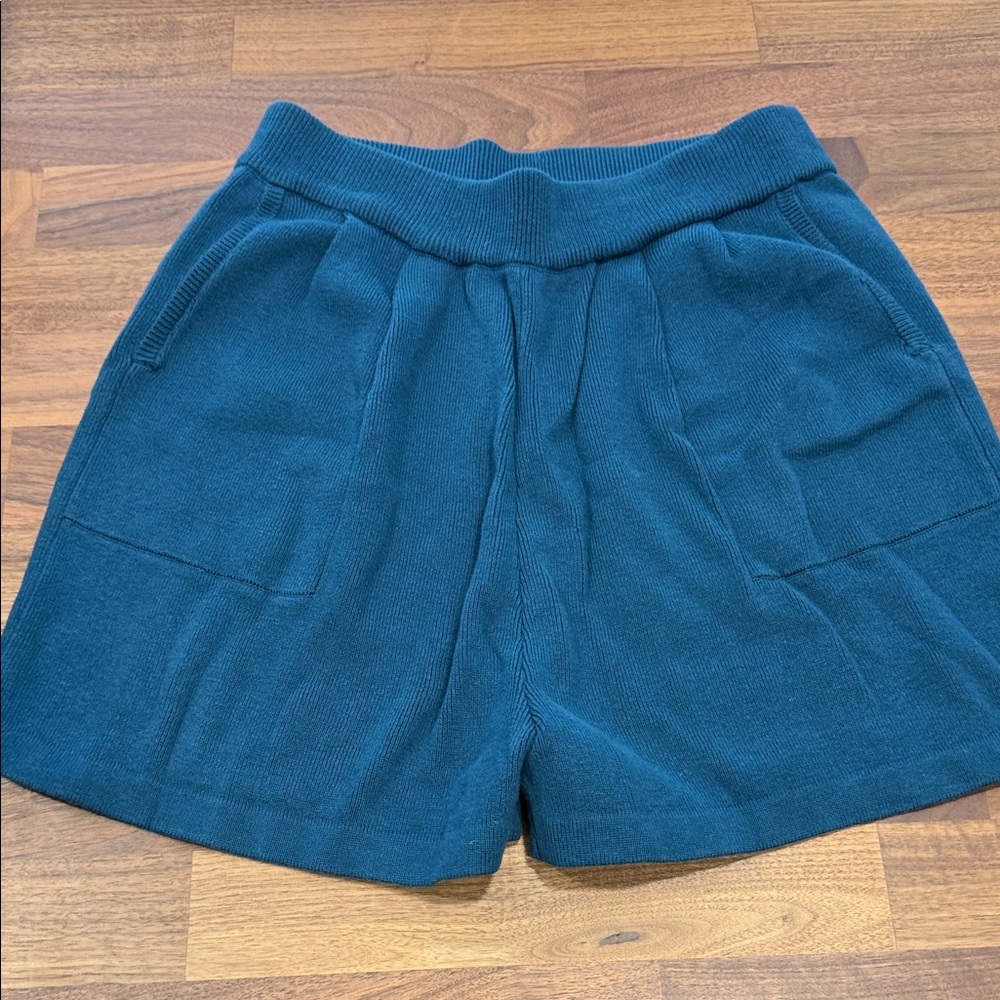 Knit Blue Shorts
